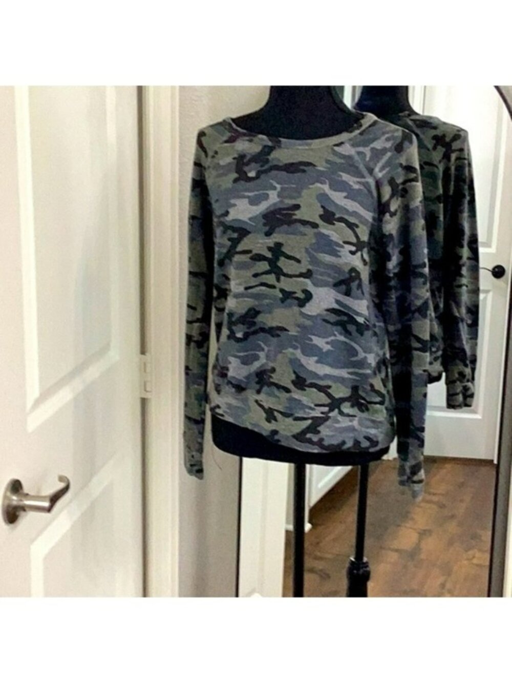 Sundry Camo Pullover Anthropologie